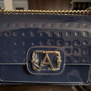 Navy Arcadia Handbag/Purse
